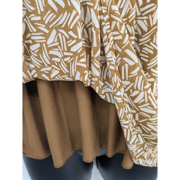 Old Navy Boho Smocked Babydoll Cami Top Women Size M Geometric Festival Resort - Picture 5 of 8